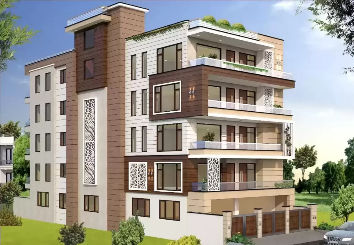 penthouse overlooking the countryside...